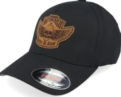 Custom Motorcycles Patch Black Flexfit - Born To Ride