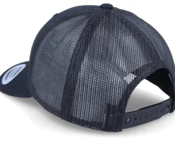 Cute Llama Black Trucker - Iconic