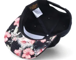 Cute Llama Black/Floral Red Snapback - Iconic