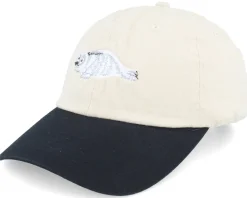 Cute Seal Washed Stone/Black Dad Cap - Wild Spirit