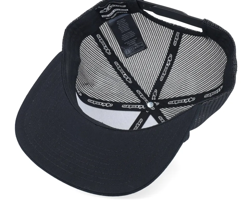 3d Ageless Hat Black/Red Trucker - Alpinestars