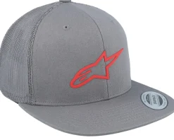 3d Ageless Hat Grey/Red Trucker - Alpinestars