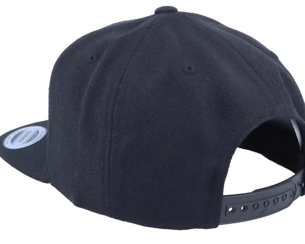 3D Chef Black Snapback - Blackletter