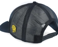 3d Dallas Old Script Foam White/Black Trucker - Lucid Smile