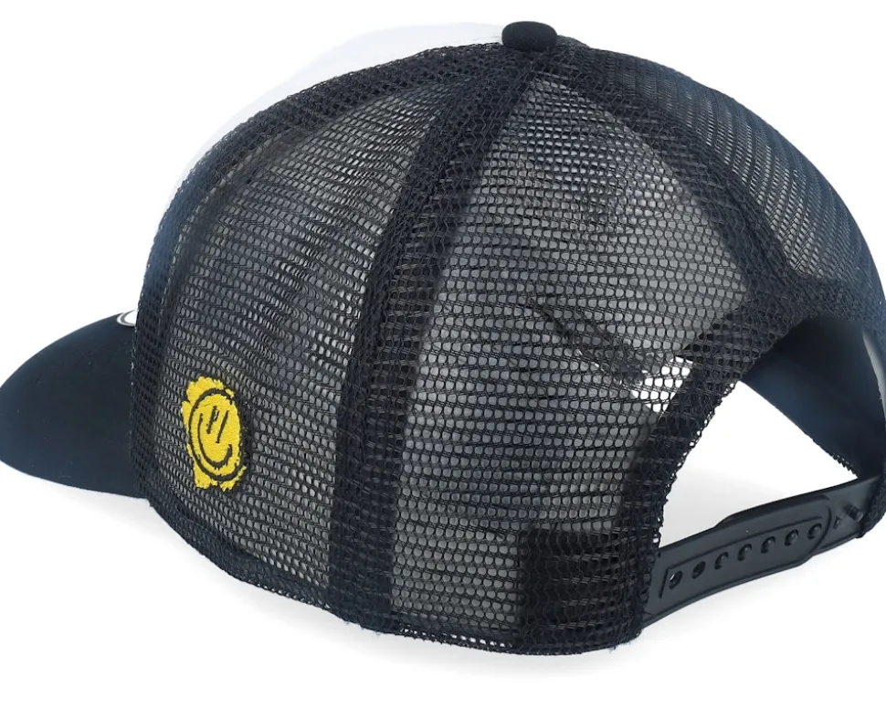 3d Dallas Old Script Foam White/Black Trucker - Lucid Smile