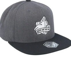 D4 Dice Ultimate Pain Charcoal/Black Snapback - Critiql Hit