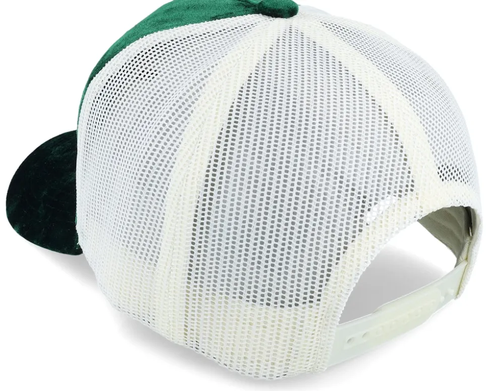 3d Gold Pride Logo Velvet Green/Ivory Trucker - Fair