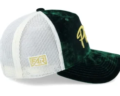 3d Gold Pride Logo Velvet Green/Ivory Trucker - Fair