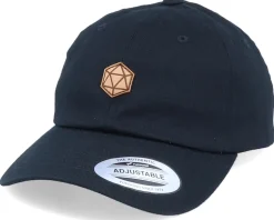 D20 Patch Black Dad Cap - Gamerz