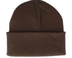D20 Patch Chocolate Brown Beanie - Gamerz