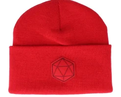D20 Patch Red Beanie - Gamerz