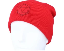 D20 Patch Red Beanie - Gamerz