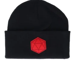 D20 Red/Black Beanie - Gamerz