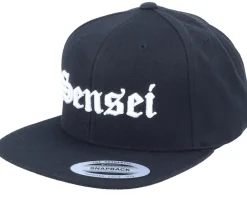 3D Sensei Black Snapback - Blackletter