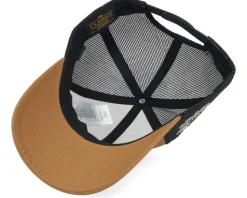 3D Sport Logo Side Patch Caramel/Black Trucker