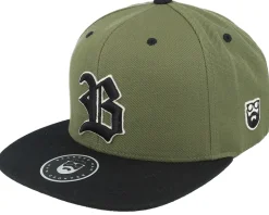 3D Sport Logo Side Patch Olive/Black Snapback