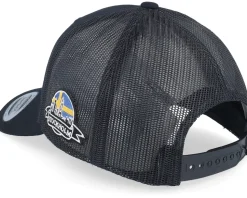 3d Stockholm White Letter Black Trucker - Hatstore