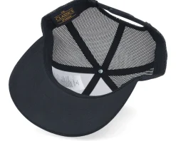 3d Stockholm White Script Black Trucker - Hatstore