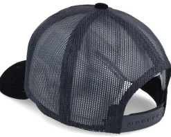 3d V70 Logo Velvet Black Trucker - Iconic