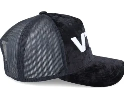 3d V70 Logo Velvet Black Trucker - Iconic