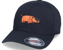 Dachshund Weiner Dog Black Flexfit - Iconic