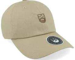 Dad Cap Khaki/Brown Adjustable - Bearded Man