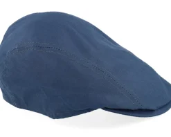 Daffy 3 Staywax Blue Flat Cap - MJM Hats