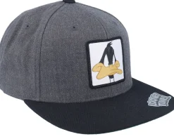 Daffy Duck Face Dark Grey/Black Snapback - Looney Tunes