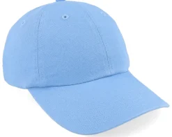 Daisy Flowers Embroidery Columbia Blue Dad Cap - Iconic