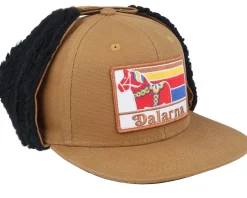 Dalarna Canvas Flatbrim Caramel/Black Earflap - Wild Spirit