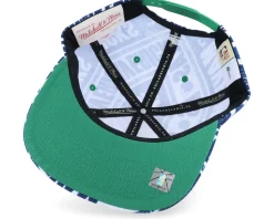 Dallas Mavericks Meat Paper Blue Snapback - Mitchell & Ness