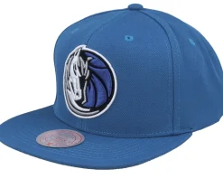 Dallas Mavericks Team Ground 2.0 Blue Snapback - Mitchell & Ness