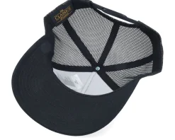 Dallas Upside Down 3d Logo Black A-frame Trucker - Iconic