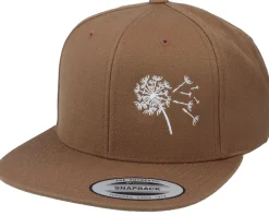 Dandelion In The Wind Brown Snapback - Iconic