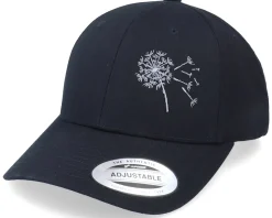 Dandelion In The Wind Curved Black Adjustable - Iconic