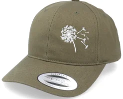 Dandelion In The Wind Curved Olive Adjustable - Iconic