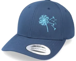 Dandelion In The Wind Curved Navy Adjustable - Iconic