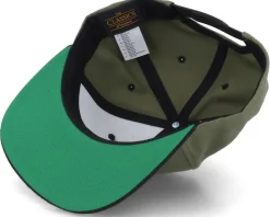 Danger Crocodiles Olive/Black Snapback - Iconic