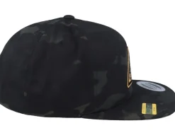 Danger Explosive Sign Multicam Black Snapback - Iconic