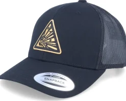Danger Explosive Sign Patch Black Trucker - Iconic