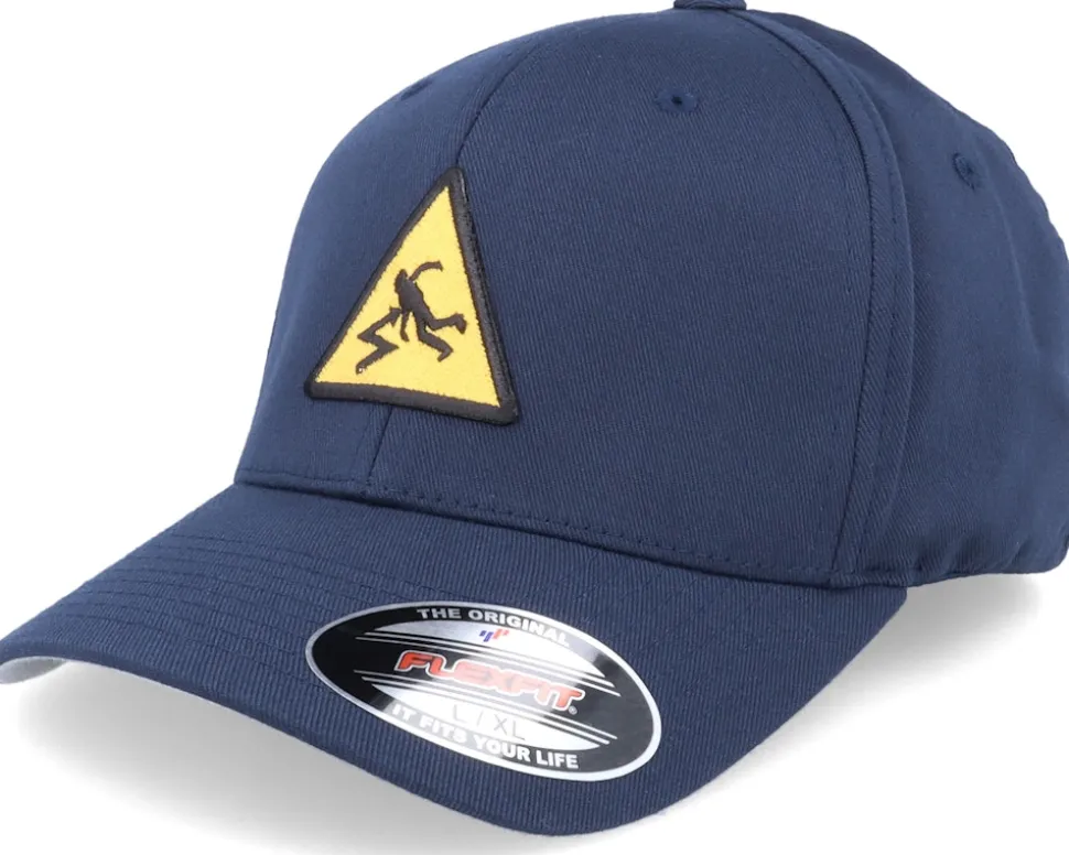 Danger High Voltage Patch Navy - Flexfit