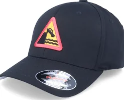 Danger Unprotected Edge Patch Black Flexfit - Iconic