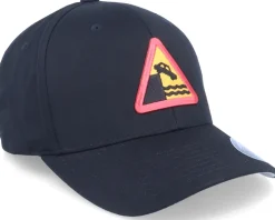 Danger Unprotected Edge Patch Black Flexfit - Iconic