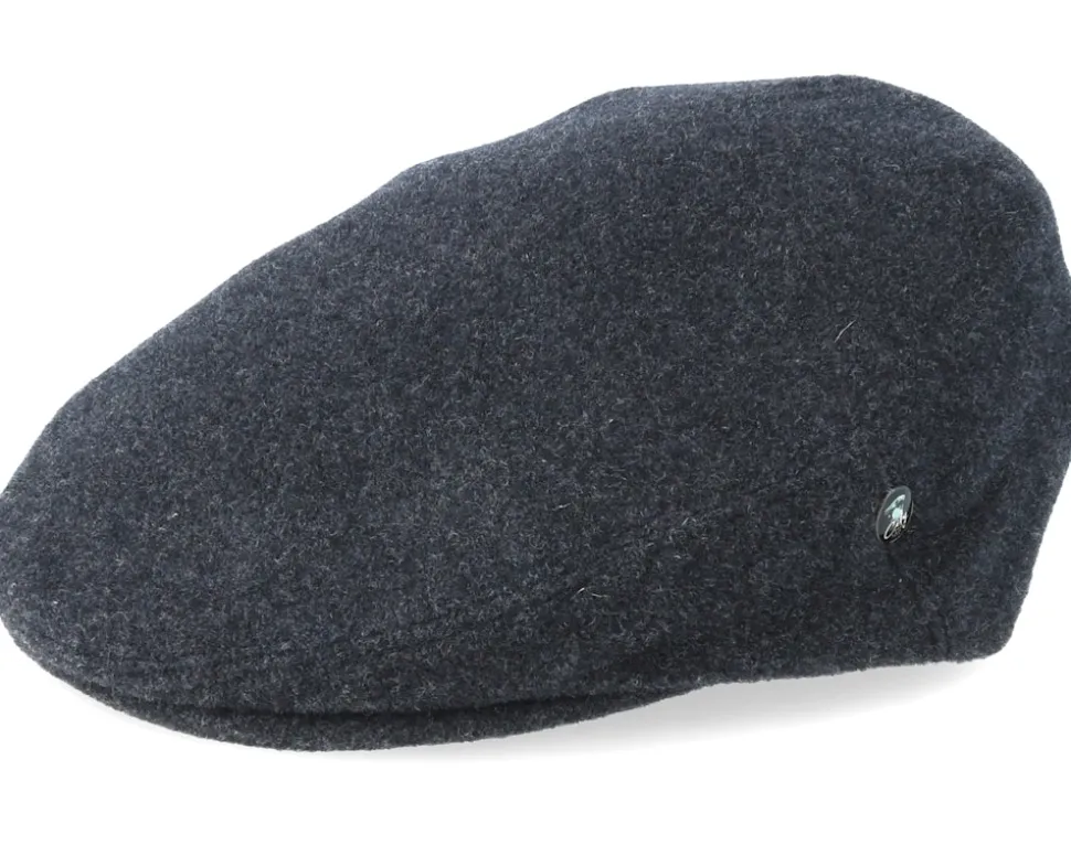 Dark Grey Flat Cap - City Sport