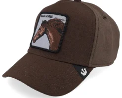 Dark Horse Field 100 All Over Wool Brown A-Frame Adjustable - Goorin Bros.
