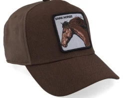 Dark Horse Field 100 All Over Wool Brown A-Frame Adjustable - Goorin Bros.