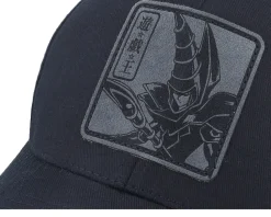 Dark Magician Grey Engraved Black Flexfit - Yu-Gi-Oh