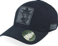 Dark Magician Grey Engraved Black Flexfit - Yu-Gi-Oh