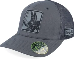Dark Magician Grey Engraved Grey Trucker - Yu-Gi-Oh