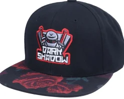 Dark Shadow Ninja Logo Rose Red Snapback - Iconic